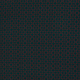 Viskosewebware Geoluxe Chain Twist by ki-ba-doo - 748 petrol/burgundy